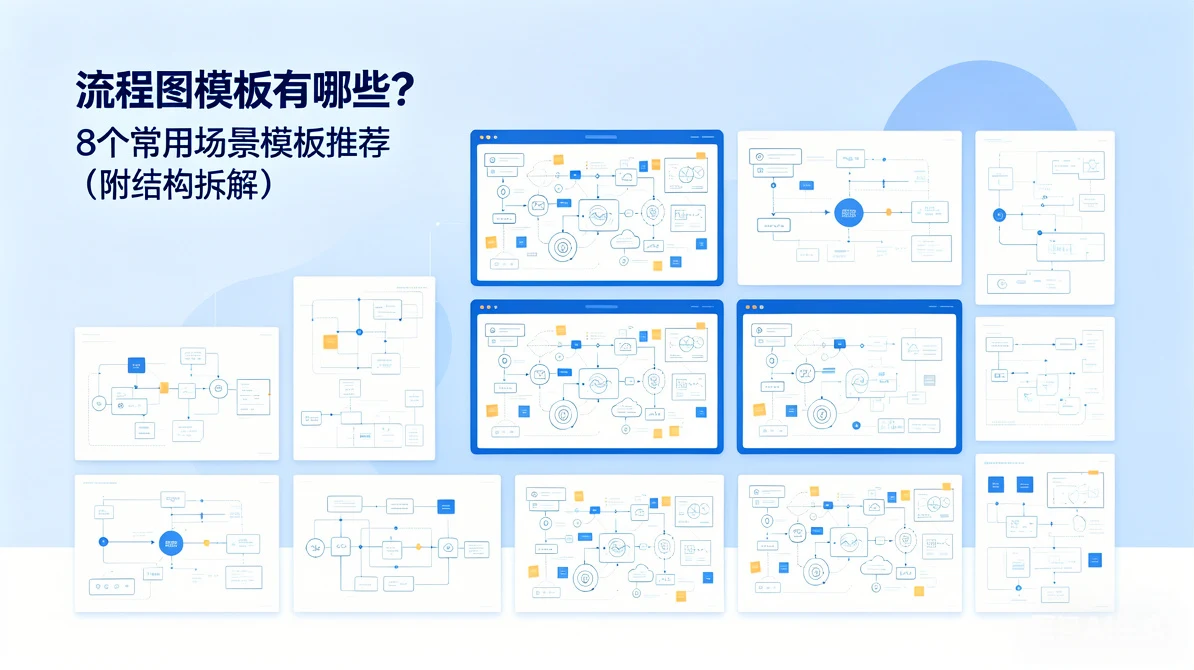 流程图模板有哪些?8个常用场景模板推荐(附结构拆解)