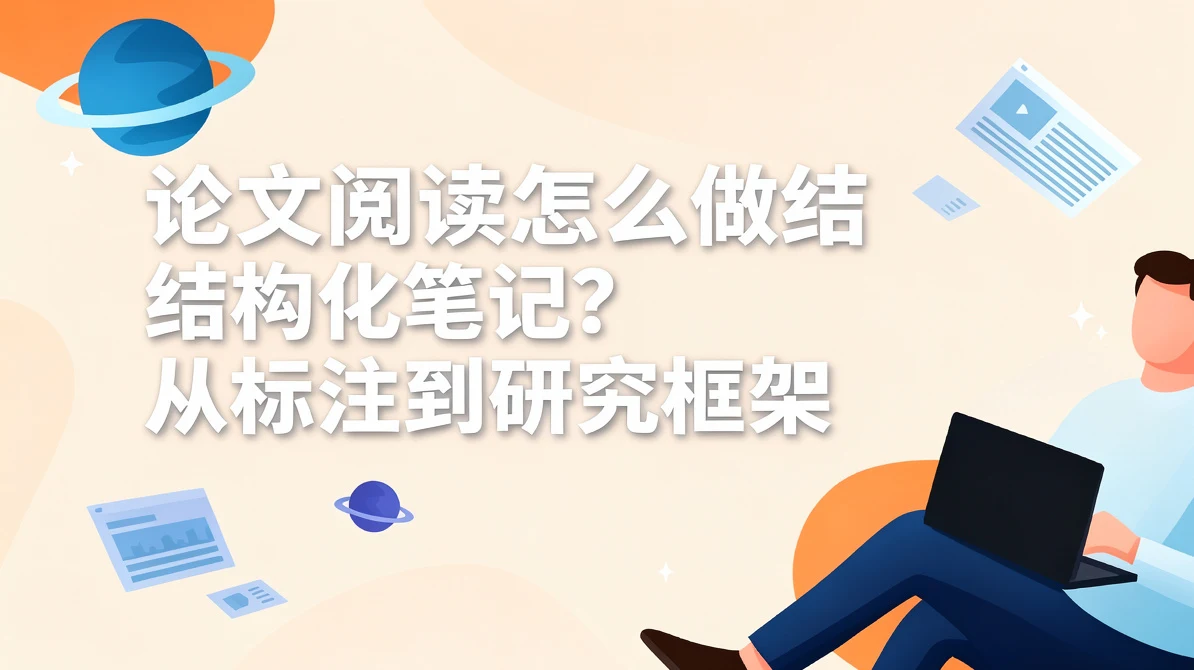 论文阅读怎么做结构化笔记?从标注到研究框架